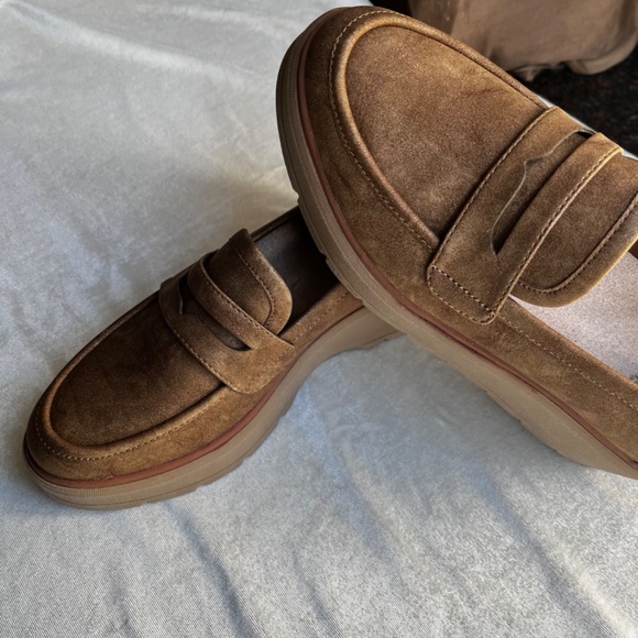 Dr. Scholl’s Platform Loafers Women Size 10 Tan - Picture 9 of 11